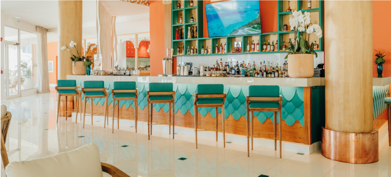JOIA Aruba lobby and arrival experience