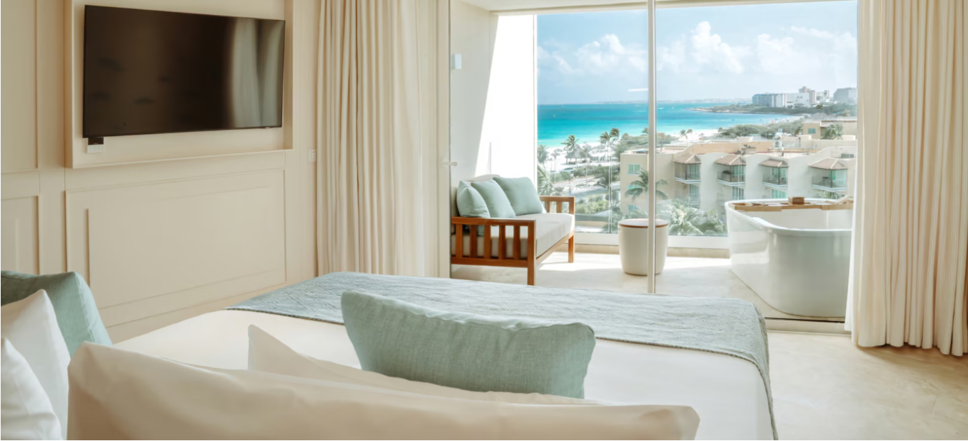 Thoughtfully designed room at JOIA Aruba by Iberostar