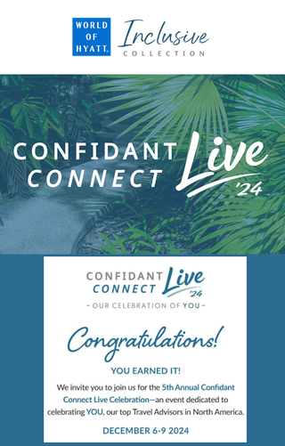 Blog Header Image - Romance Travel Group celebrated as Top Agency by Hyatt Inclusive Collection