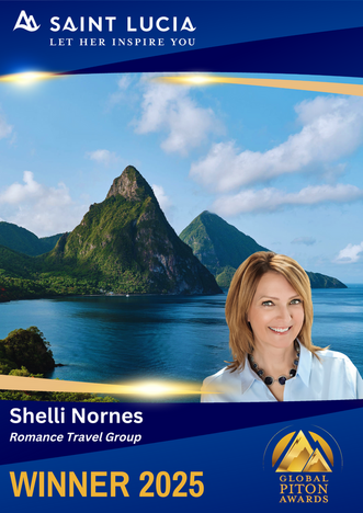 Shelli Nornes Romance Travel Group Global Piton Award winner 2025