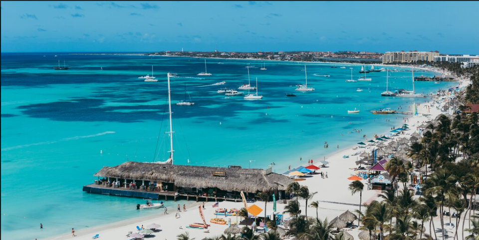 Beautiful Aruba wedding destination views