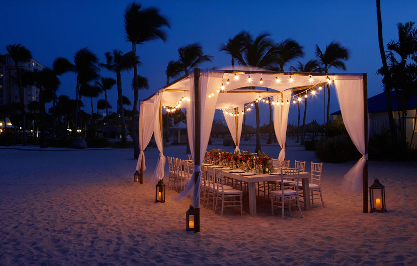 Aruba wedding dining and resort experience