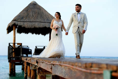 Blog Header Image - Real Wedding:  Adilene & Vince at Hyatt Ziva Cancun