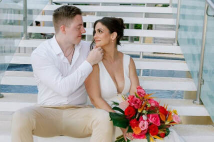 Blog Header Image - Real Wedding: Kailey & Kian at Dreams Riviera Cancun