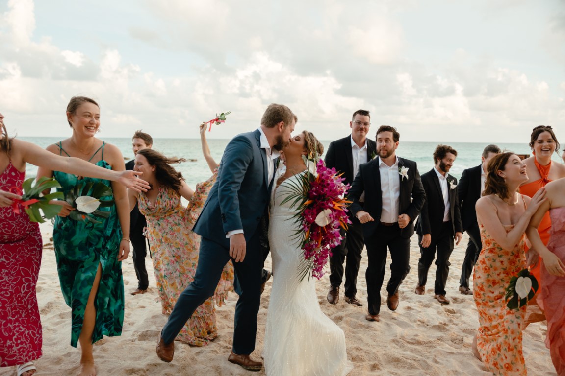 Destination Wedding Bride Lucy in Cancun MX at Generations