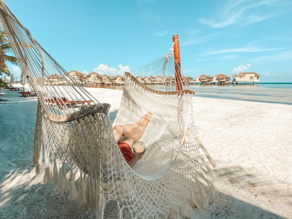 Peaceful beachfront resort in the Cancun region