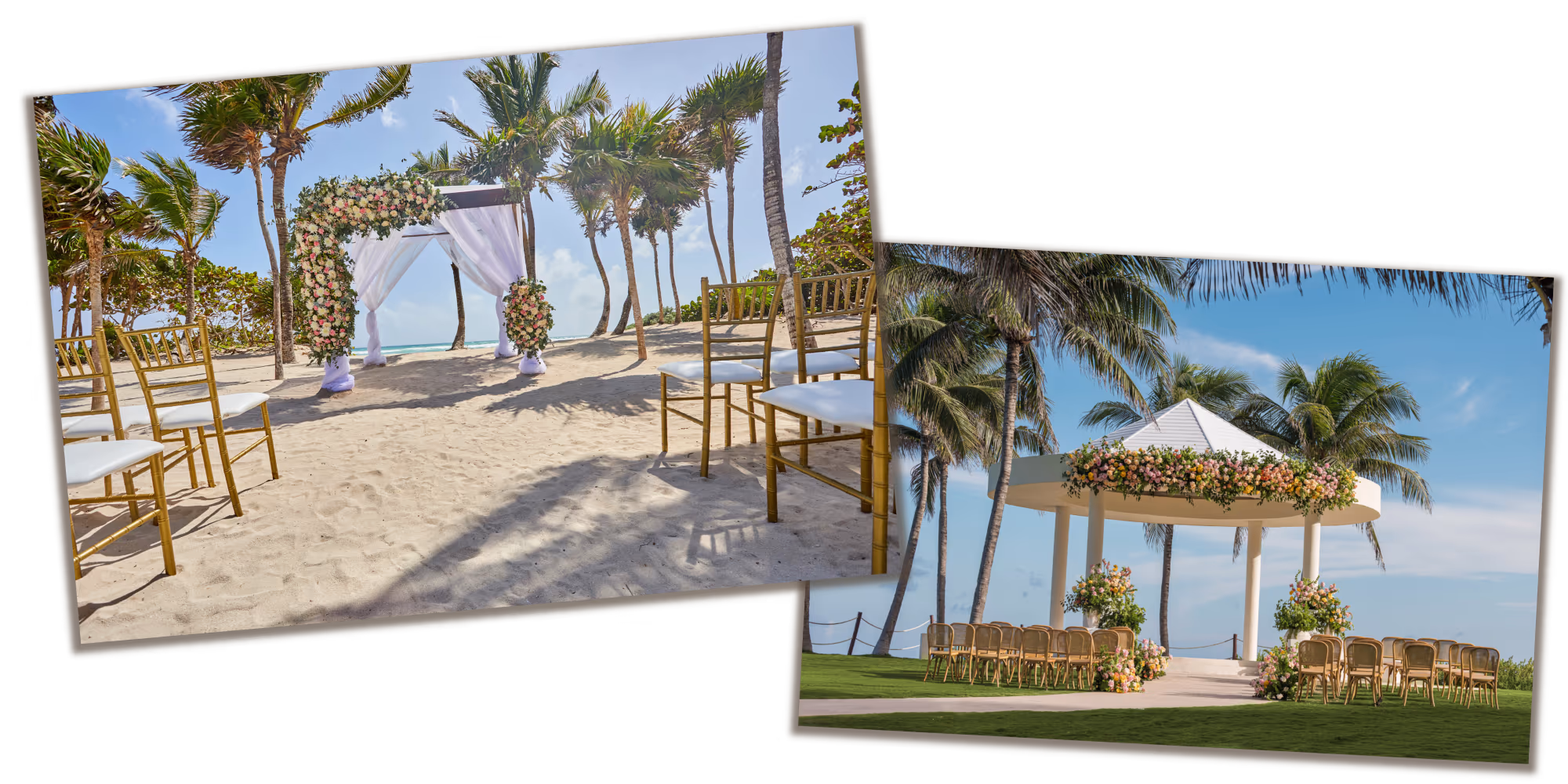 mexico destination weddings outdoor venue setups