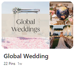 Global Destination Wedding Pinterest