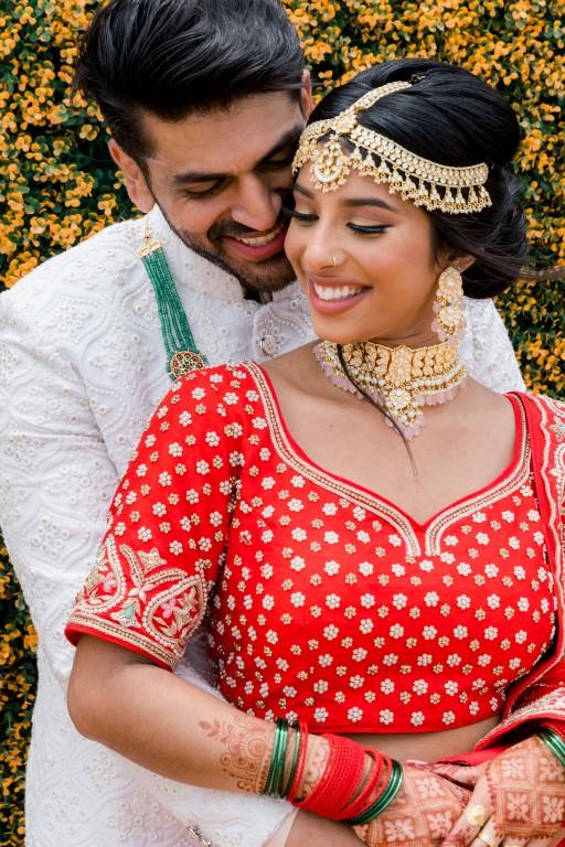Indian Destination Wedding at Hyatt Ziva Cancun Bride and Groom
